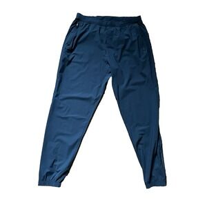 Lululemon Surge Jogger Pants Mens Large Running Lycra Reflective in Blue